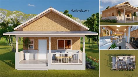 amakan house design with terrace|69 Sqm Wonderful Half Concrete Amakan House Design Idea .